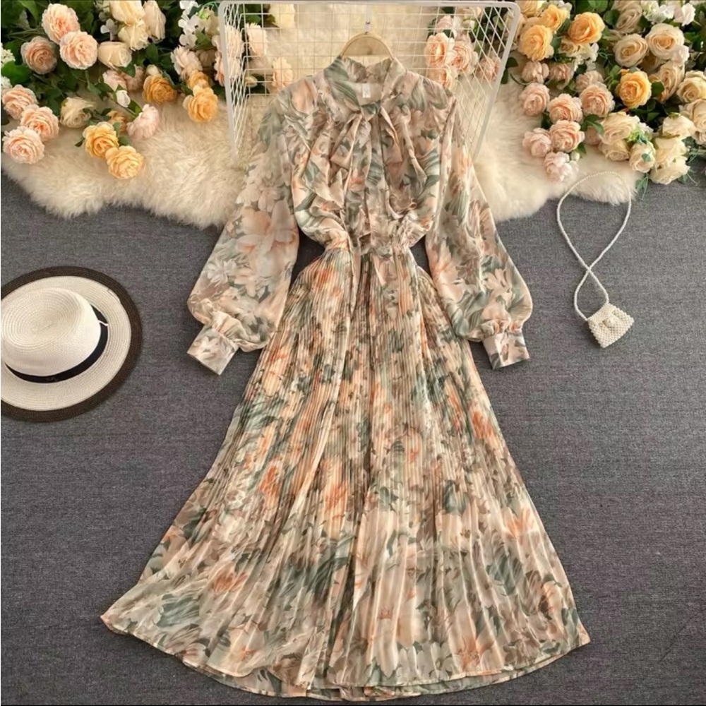 Floral long dress